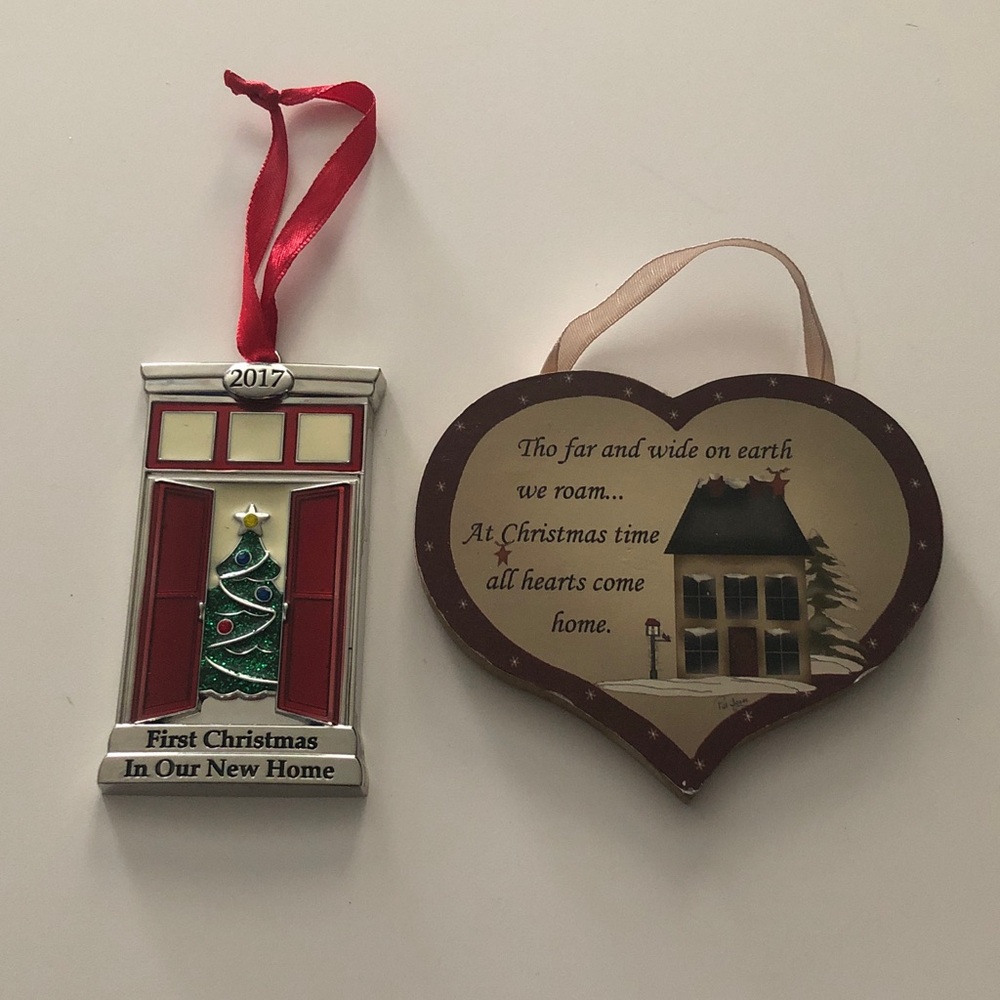 🚚 1st New Home & Inspirational Home Ornament Set
